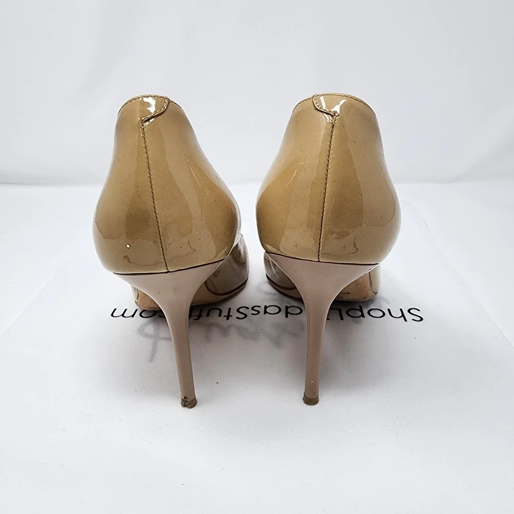 Jimmy Choo Nude Patent Pumps 38.5